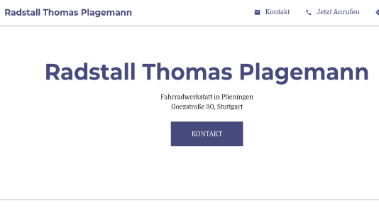 Radstall Thomas Plagemann Stuttgart