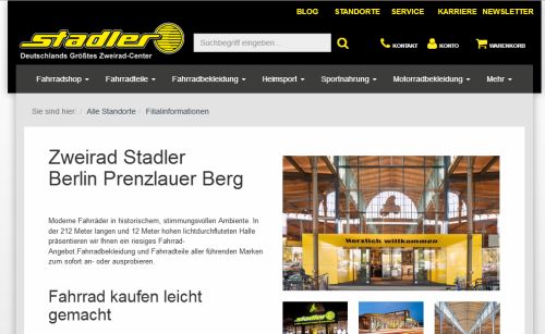 Zweirad Center Stadler GmbH Berlin-Prenzlauer Berg