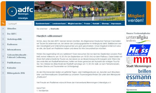ADFC Allgemeiner Deutscher Fahrrad-Club Memmingen