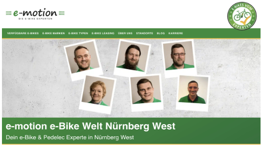 e-motion e-Bike Welt Nürnberg West Nürnberg