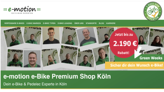 e-motion e-Bike Premium-Shop Köln Köln