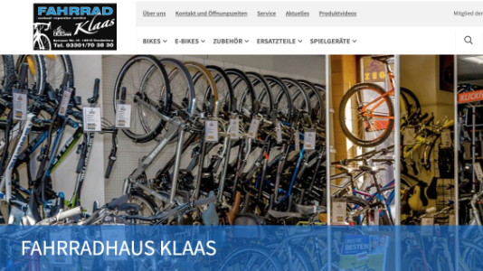 Fahrradhaus Klaas Oranienburg