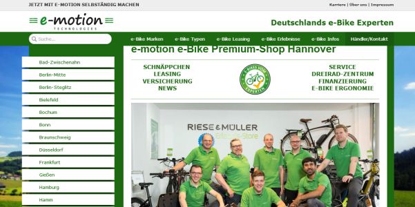 e-motion e-Bike Premium-Shop Hannover Hannover