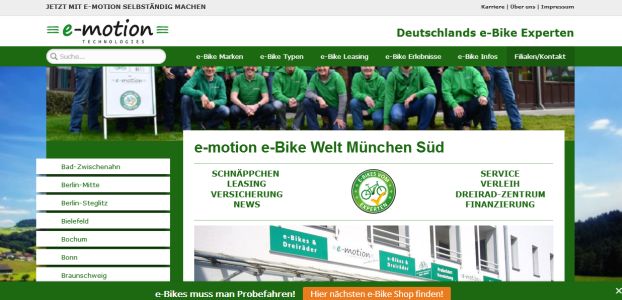 e-motion e-Bike Premium-Shop München Süd Sauerlach
