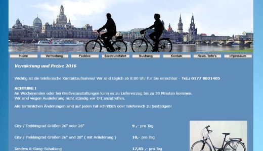 Fahrradvermietung Koch Dresden Dresden