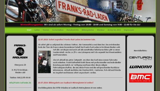 Franks-Rad-Laden Kirchhain - Niederwald
