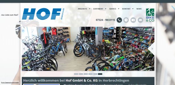 Hof GmbH & Co. KG Fahrradladen Herbrechtingen