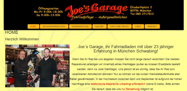 Joes Garage München