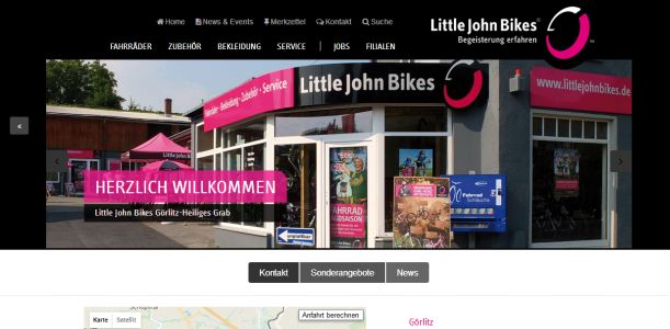 Fahrradfachmarkt Little John Bikes Görlitz
