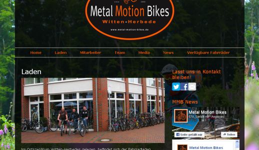 Metal Motion Bikes Witten
