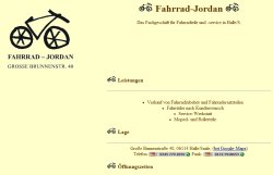 Andreas Fahrrad Jordan Halle / Saale