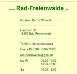 Rad-Freienwalde Bad Freienwalde