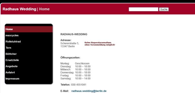 Radhaus Wedding oHG Berlin