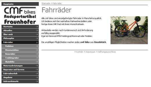 Radsportartikel Fraunhofer Plochingen