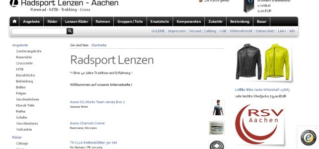 Radsport Lenzen Aachen