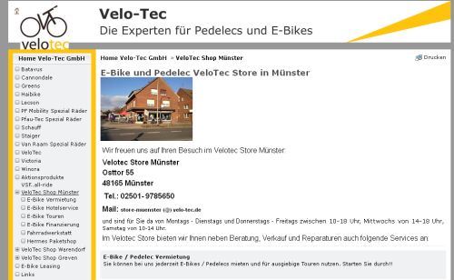 VeloTec Store Münster  Münster