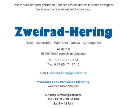 Zweirad-Hering Reichenbach / Oberlausitz