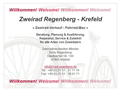 Zweirad Regenberg Krefeld