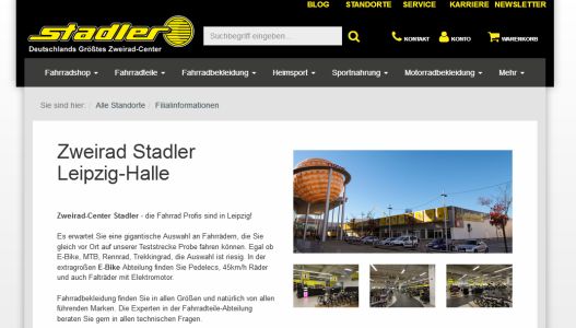 Stadler Zweirad-Center Leipzig-Halle GmbH Günthersdorf