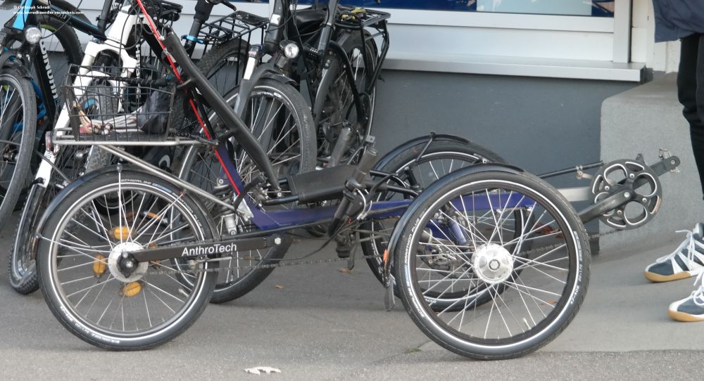Ein Dreirad eines Kunden des Zweiradhauses Maier - gerade für Leute mit Gleichgewichtsstörungen optimal
