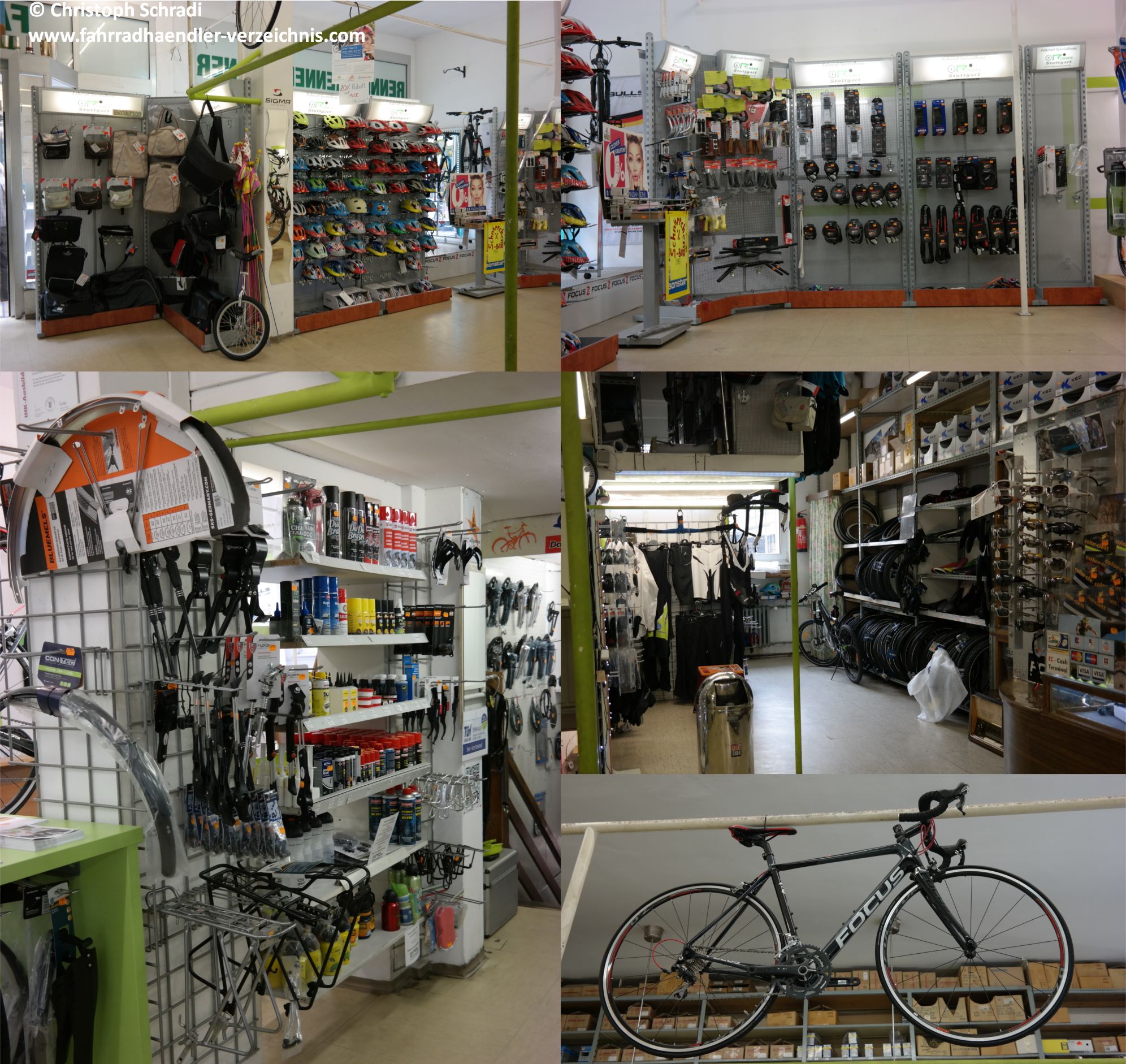 So sieht das Fahrrad Spezialhaus Renner in Stuttgart von innen aus