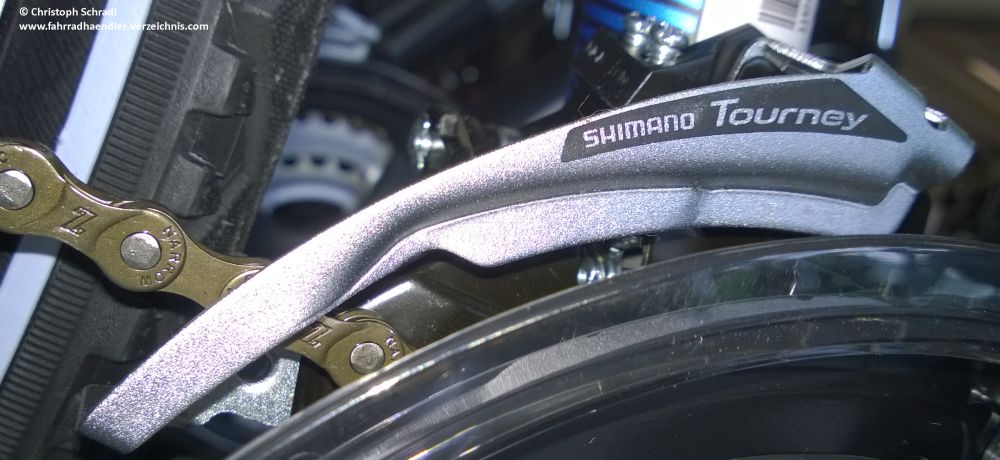 Shimanos absolute Einsteigergruppe "Tourney" für Schaltungen und sonstige Fahrradkomponenten