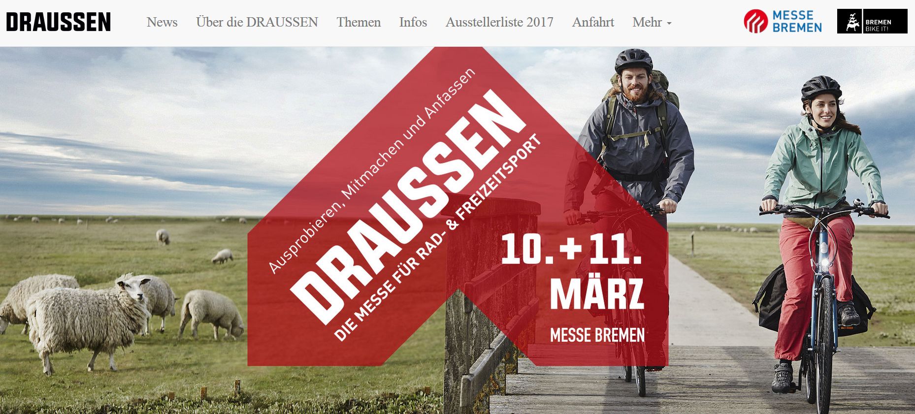 Draussen Bremen - Fahrradmesse 2018