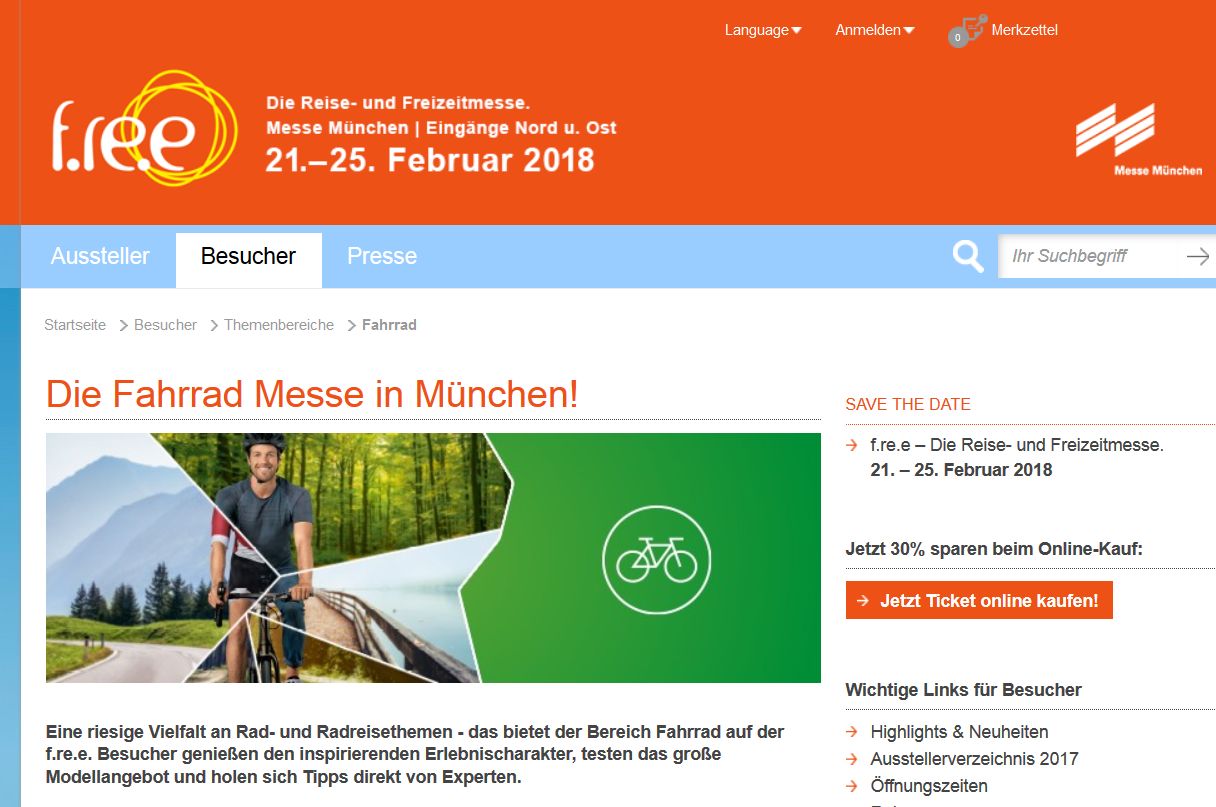 Free München - Reise- und Freizeitmesse