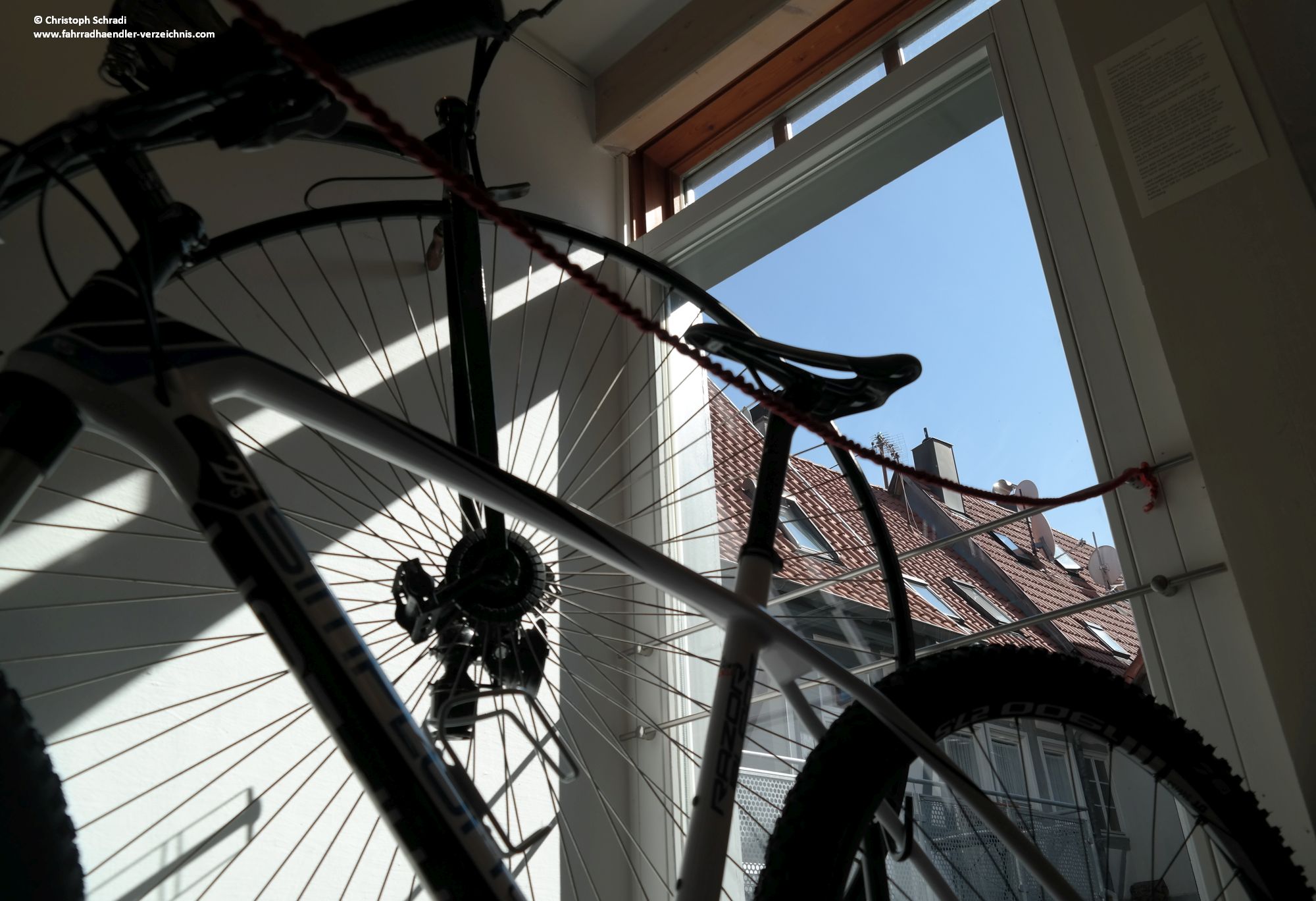 Ein Fahrrad und sein Vorfahre - das Carbonbike im Schatten des Hochrades